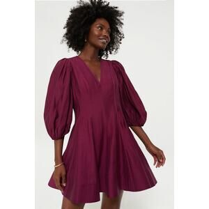 ENGLISH FACTORY Berry Loraine Mini Dress Size XL NWT Retail $168 Tuckernuck